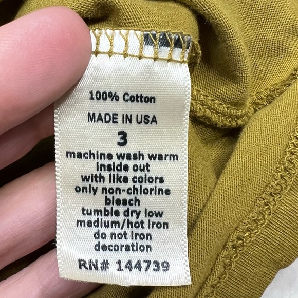 No Curfew “California” Crewneck Graphic Short Sleeve Tee Shirt Army Green Size M - Picture 5 of 5